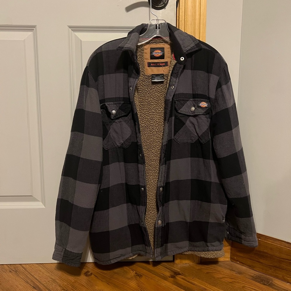 Dickies Black and Gray Shirt Jacket